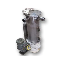 10" x 12" Semco, rotary air lock valve, dual shaft agitated lump breaker'