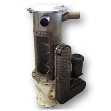 10" x 12" Semco, rotary air lock valve, dual shaft agitated lump breaker