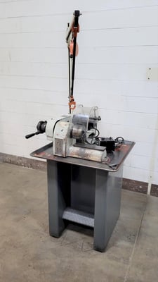 Victor #GP-27, high speed polishing lathe, 3000 RPM, variable speed control, 10.5" dovetail bedway length, 9"