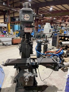 Lagun #FTV-2S, vertical mill, 10" x50" table, 60-4200 RPM, 5" gauge depth
