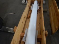 Pfaudler, 147" long blue glass lined chemical agitator