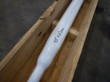 117" Long white glass lined baffle