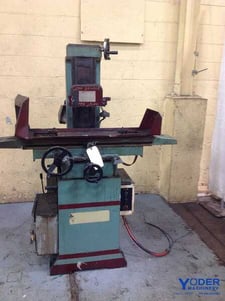 6" x 18" Mighty USA #SGS-618B, 15" under wheel, hand feed, 1 HP, 1994, #65504