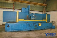 18" x 96" Thompson #8C, hydraulic surface grinder, 30 HP, coolant system w/filtration unit, #53952