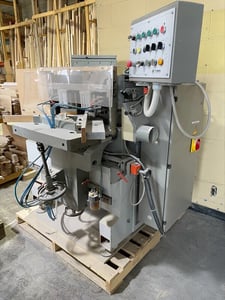 Miter Door Machine, Bacci #TTF1-T2M, door cut, drill & shape cabinet, hydraulic control, 2003