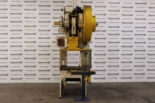 60 Ton, Niagara #M60, flywheel gap frame stamping punch press, 6" stroke, 18" Shut Height, 90 SPM