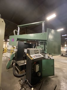 60" x 30" Peerless #SHB-6030LS, Semi Automatic Horizontal Bandsaw, Full Stroke Vise, Carbide Guides