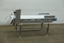 24" wide x 7' long, Ssi Conveyors SSI, Stainless Steel frame table top conveyor