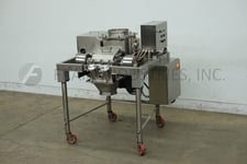 Fitzpatrick #DKA012, Stainless Steel hammermill, 32 fixed knife/impact blades, 15 HP, mounted on Stainless