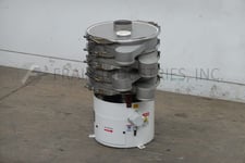 24" Custom Advanced Connections #DM24, separation vibratory sifter, mounted on vibratory pedestal style