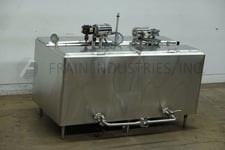400 gallon Girton #FVS-200, 2 chamber (200 gallon each) 304 Stainless Steel low pressure jacketed & insulated