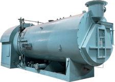 700 HP Firetube Boiler, 150 psi, HW or steam, gas/#2 oil, 1995 (4 available)