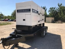 158 KW Multiquip #DCA180SSJU4F, trailer mounted, sound atternuated enclosure, Tier 4F, 4183 hours, 2019