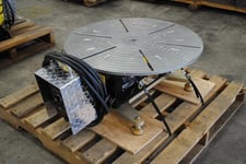 4000 lb. LJ Welding Compact #TRN2-200, 14" table height, 30" diameter