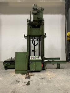 110 Ton, Reis #TUS-160OK-100, 4 post hydraulic spotting press, 71" x61" bolster, 1991