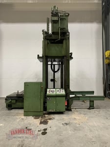 110 Ton, Reis #TUS-160OK-100, 4 post hydraulic spotting press, 71" x61" bolster, 1991