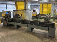 19" x 150" LeBlond #Regal-Servo-Shift, taper, digital read out, inch/metric, 3-jaw 12" chuck, (3) steady rests