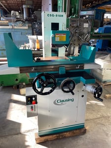 8" x 18" Clausing #CSG-818H, surface grinder, 2011