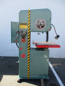 20" x 12" DoAll #2012-1A, Vertical Band Saw, 1/8"-1" band width, 154" Lgth saw, 30-5500 FPM, 26-1/2" x