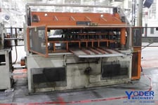 80 Ton, Bradbury, 4-post cut-off/pre-punch press, 1 stroke, 23-3/4" Shut Height, air clutch, #63803