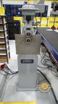 Sahinler #IKMP-1.2, trimming/beading/flanging machine, 18 gauge, 3.94" throat, 21 FPM, 2010