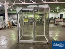 Terra Universal Portable Clean Room, stainless steel frame, with overhead HEPA filter