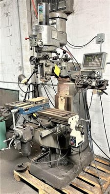 Bridgeport #Series-I-Standard, ram type vertical mill, X-Axis power feed, digital read out, 9" x42" table, 3