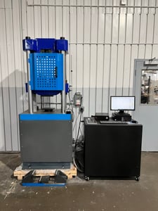 60000 lbf (300kN) Frank Bacon #FB-300H, Tension Testing, 6" testing stroke