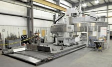 Image for Mitsubishi #MVR-40, CNC vertical bridge mill, 80 automatic tool changer, 244" X Travel, 157.5" Y Travel, 31.5" Z, 4k RPM, 40 HP, Fanuc 31i, rigid tap, chip conveyor, 2014