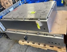 Stainless Steel Power Enclosure Cabinets, 37.5" x 12" x 48" Dimensions