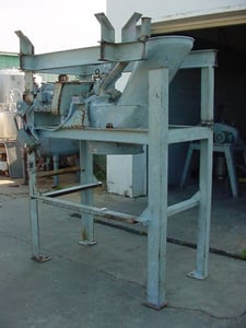 Mikropul #1W, Pulverizer, stainless steel shaft & housing, carbon steel hammers, 5 HP, 3495 RPM, 230/460 V.