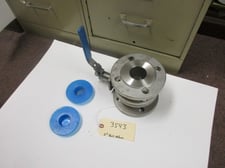2" Ball Valve, flanged both ends, unused