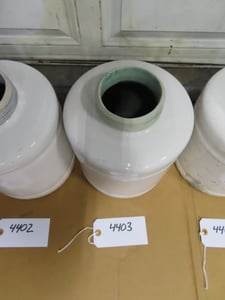 Jar Mill, Grinding Jar, 1.5 gallon, 8.5" diameter outside, 8.75" straight wall height, 10.5" overall height