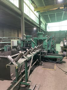 8" x 8" x 3/4" Controlled Automation #ABL-100, (2) 143 ton punch heads, updated, S43990