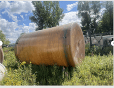 5000 gallon Vertical Fiberglass Storage Tank