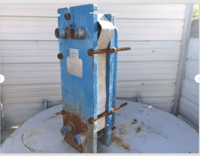 51 sq.ft., Alfa-Laval, M6-FG, heat exchanger, 150 psi @ 205