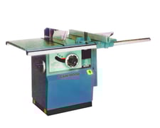 Cam-wood #TS-1414, Production Table Saw, 14" blade capacity, 45 degree tilting arbor, 5 HP, double-V belt