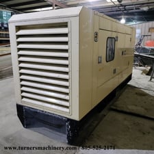150 KW Caterpillar / Olympian #D150P1, standby diesel generator, sound atternuated enclosure, 277/480 Volts