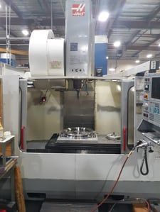 Haas #VF-5, vertical machining center, 50" X, 26" Y, 25" Z, 8100 RPM, 30 side mount tool changer, probe, 2007