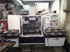 Haas #VF-2, vertical machining center, 30" X, 16" Y, 20" Z, 36" x14" tbl., 4-Axis, Midaco pallet changer