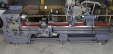 28" x 118" Whacheon #HL720, 15" chuck, 3-jaw, Sony 2-Axis digital read out, rapid traverse, Steady Rest, 1999