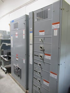 4000 Amps, Westinghouse #POW-R-LINE C, 240 Volts, 3PH3W, 2 section switchboard