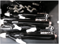 Nordson #SureCoat automatic 10 gun powder coating system w/Versa Spray II Guns