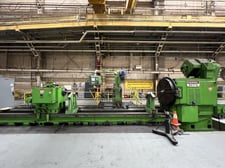 56" x 240" Farrel-Betts, lathe w/live spindle & C-Axis, Fanuc 0iTD, rebuilt & retrofit 2015
