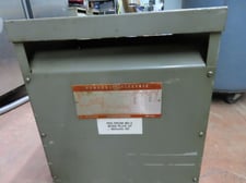 15 KVA 460 Primary, 230/133 Secondary, General Electric 9T23F3005 G23 transformer, class AA, 1 yr warranty