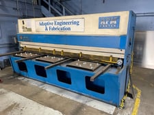 1/4" x 10' AFM #MK6-31, Hydraulic Power Shear, 1/4" rake angle, 24" back gauge, square arm