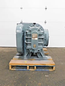 1691 cfm, Roots #1J016-DVJ-V-N-CL-91, rotary lobe vacuum blower, 1160 RPM, 4-1/2" x2-1/4" shaft, rebuilt 2020