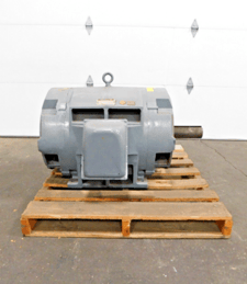 125 HP 1180 RPM Reliance Duty Master Allis-Chalmers motor, Frame 445T, 460 Volts, rebuilt
