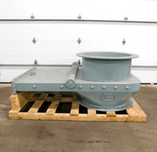36" Schenck #36-RR-VB-SP, process bunker outlet valve, new