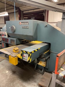 30 Ton, Amada #Pega-304050, CNC Turret Punch, 44 turret stations, 40" Y, 50" throat, 15 KVA, 40" x 100" max